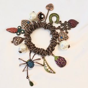 Betsey Johnson Veggie Garden Statement Bracelet  Rare/HTF Retired